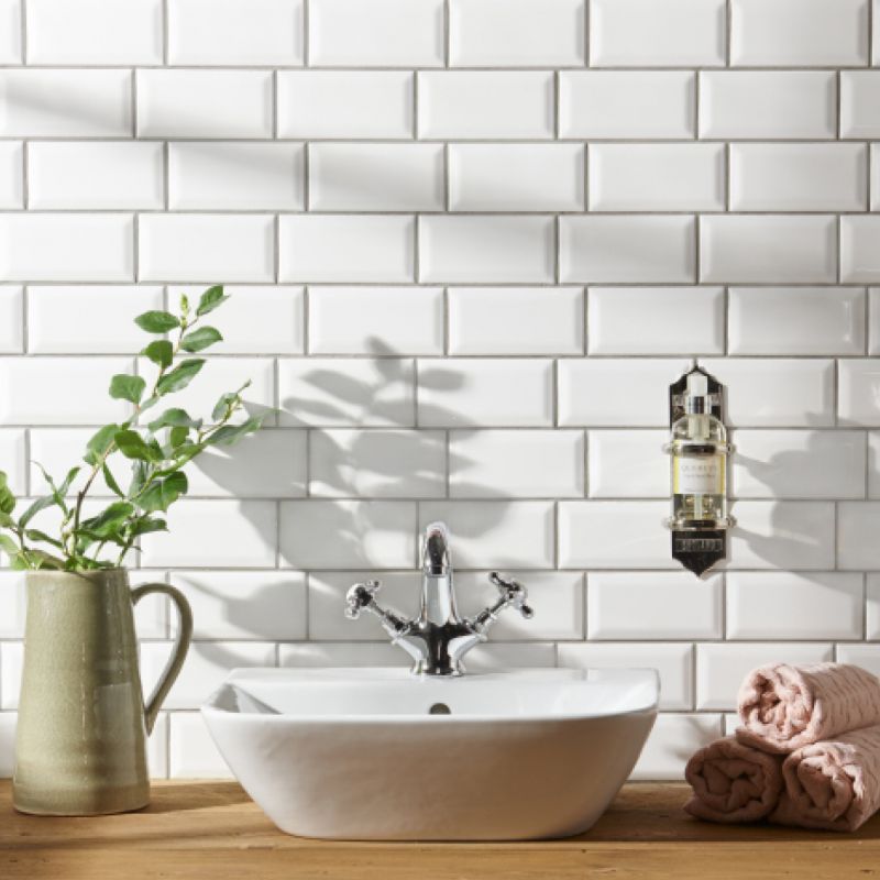 Brilliant White Metro | White Glazed Brick Tile | Original Style